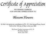 Blossom Flower Shops Helps Local Public School